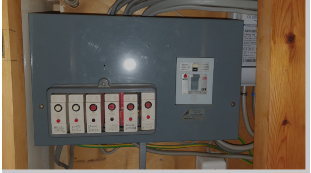 Old Fuse Box in Old Swan - The Lady Sparky